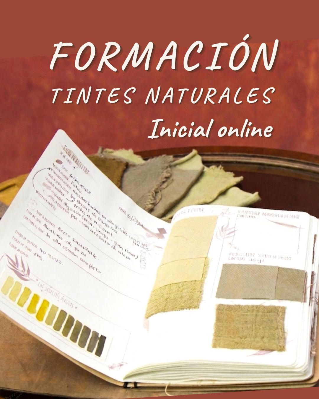 Formación inicial en tintes naturales online